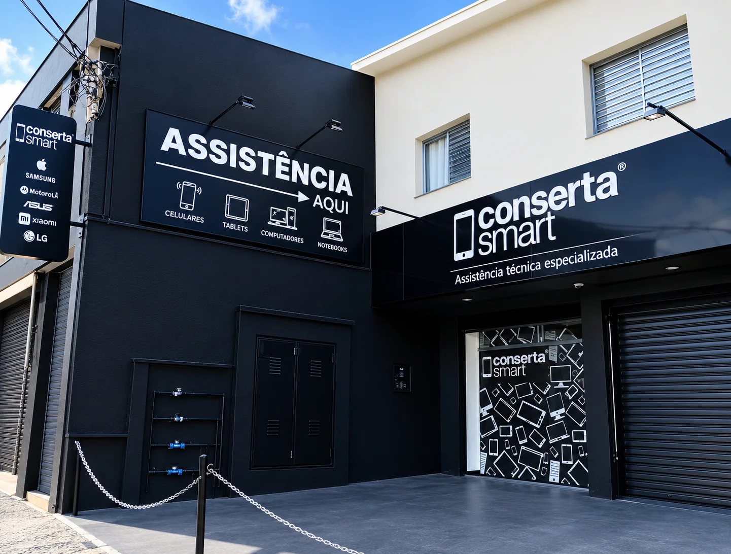 Seu aparelho merece um reparo de confiança